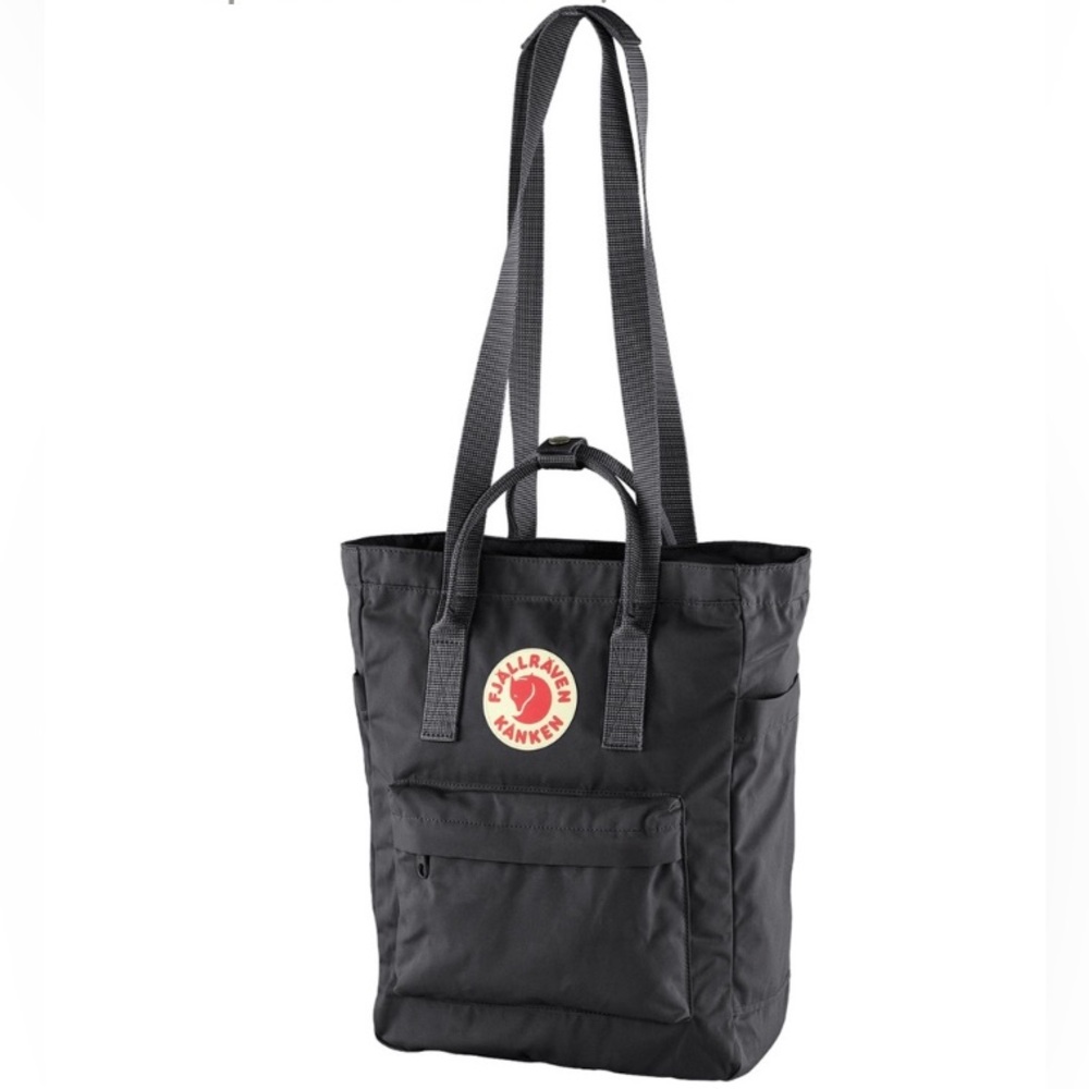 -Fjallraven Kanken Black Backpack Tote #23710 AS IS